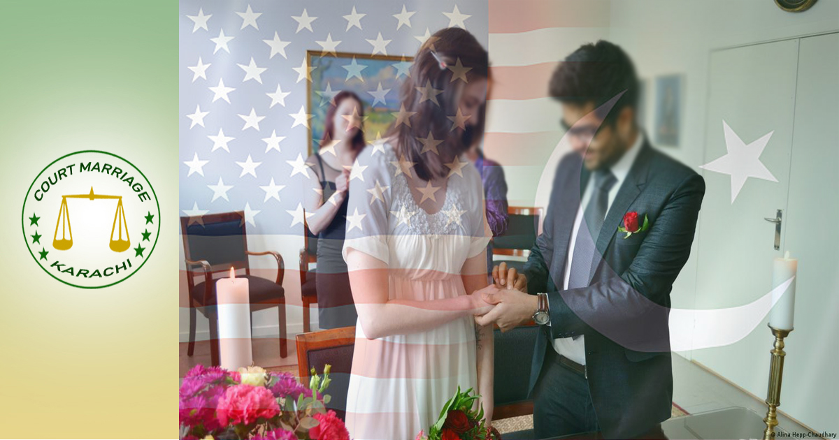 American Couple Marriage Karachi